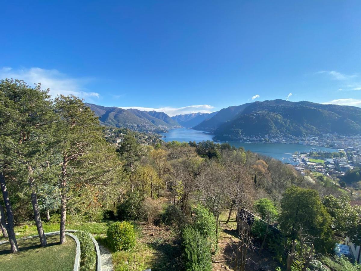 Penthouse - Villa Cardano โกโม ภายนอก รูปภาพ