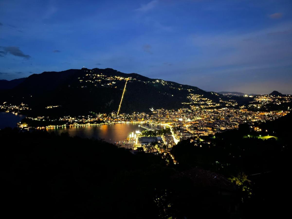 Penthouse - Villa Cardano โกโม ภายนอก รูปภาพ